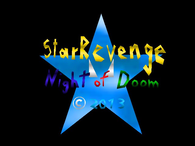 Star Revenge - Night of Doom Title Screen